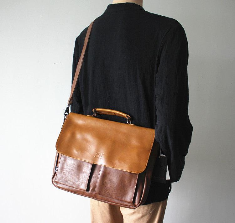 Large Leather Laptop Bag