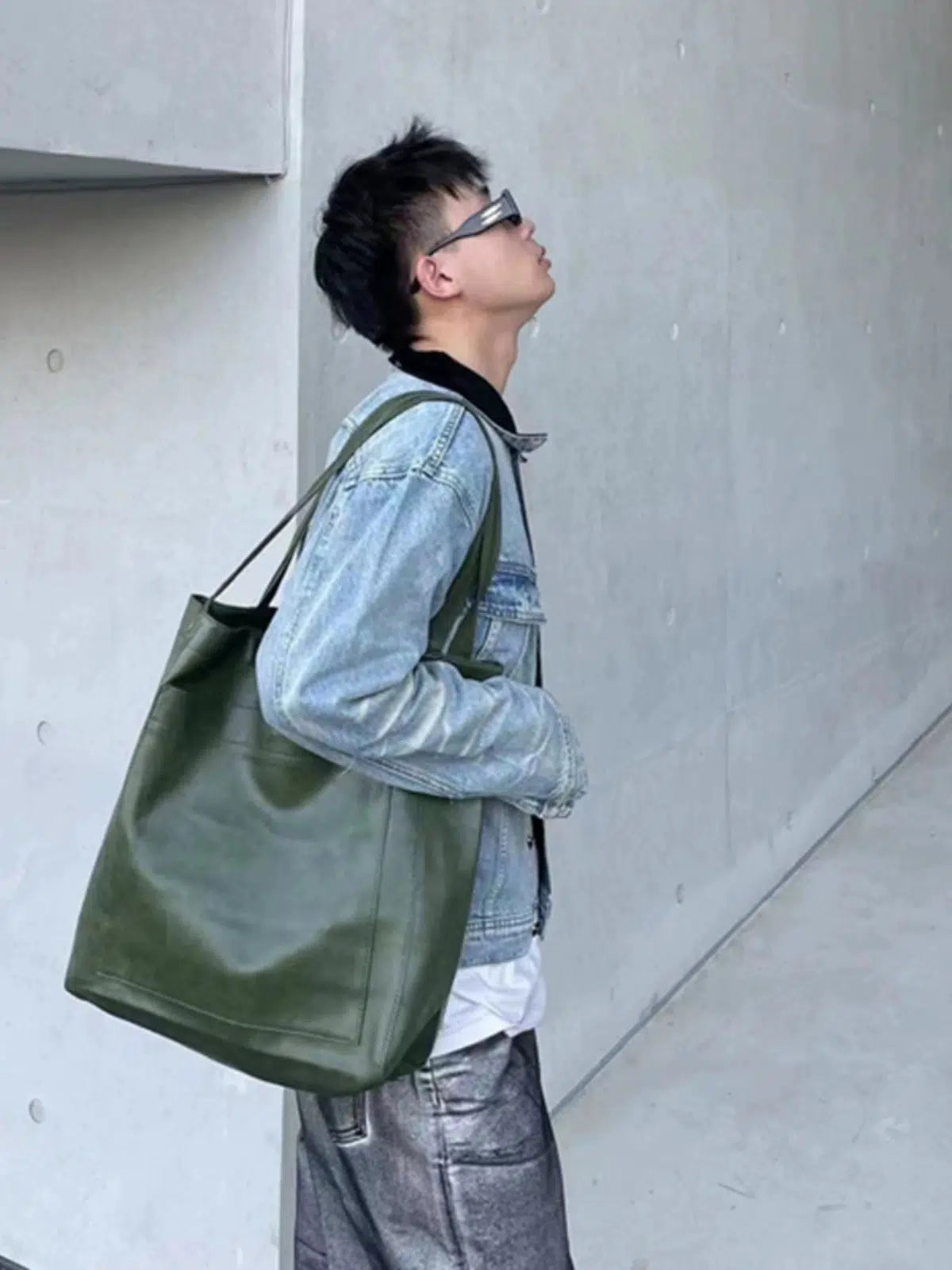 Large Leather Tote Bag