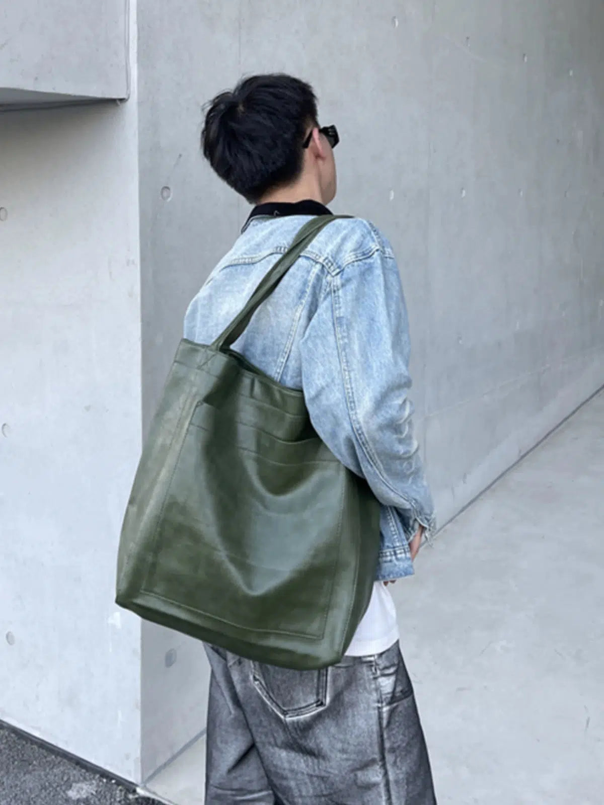 Large Leather Tote Bag