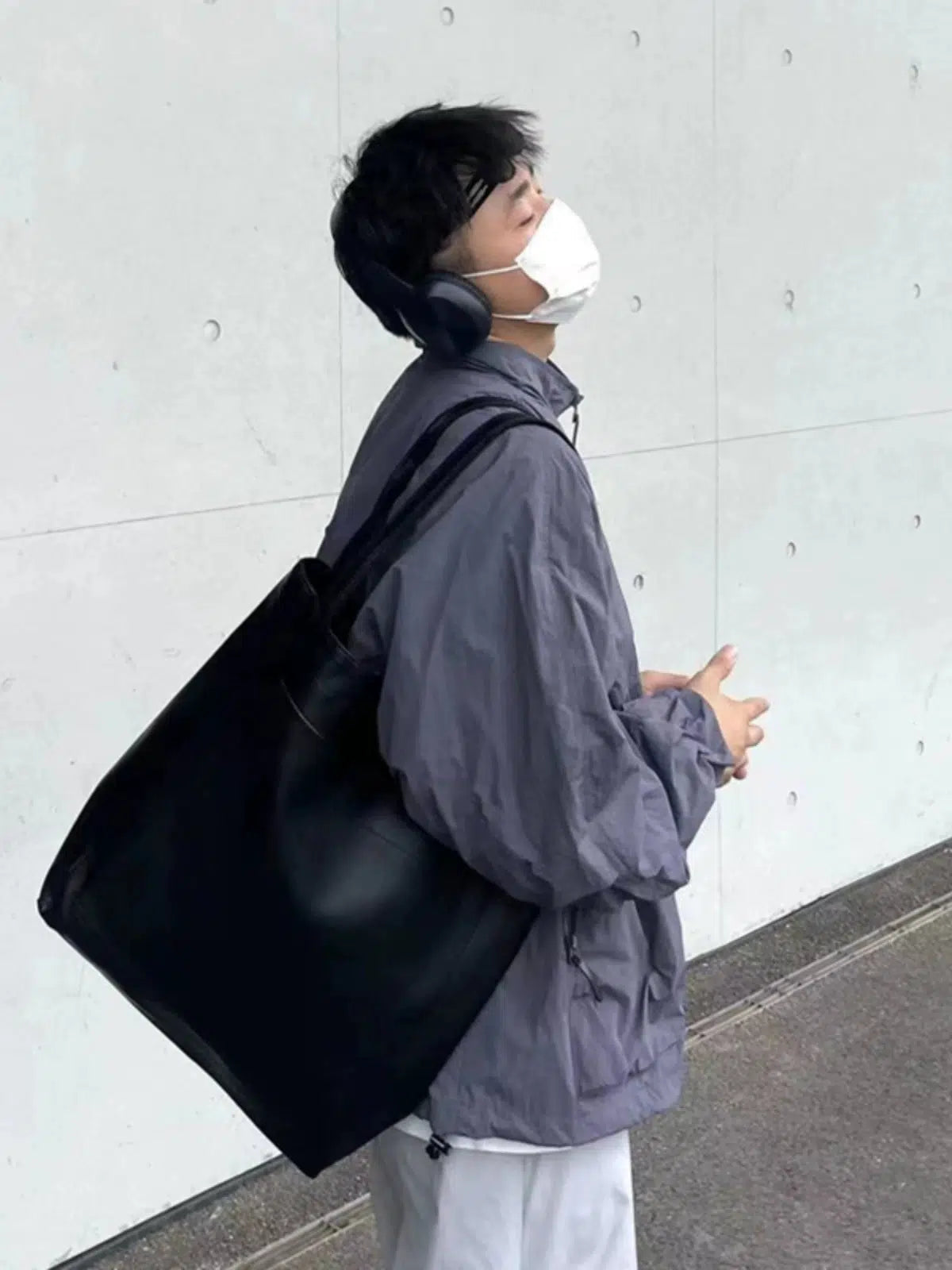 Large Leather Tote Bag