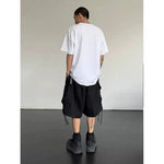 Large Pocket Wide Leg Cargo Shorts