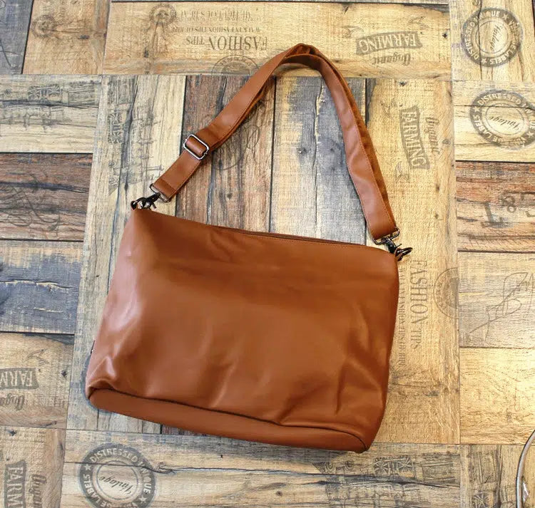 Large Soft Leather Crossbody Bag