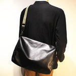Large Soft Leather Travel Bag