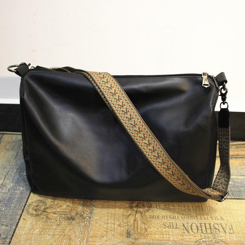 Large Soft Leather Travel Bag