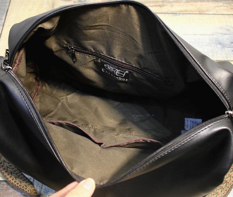 Large Soft Leather Travel Bag