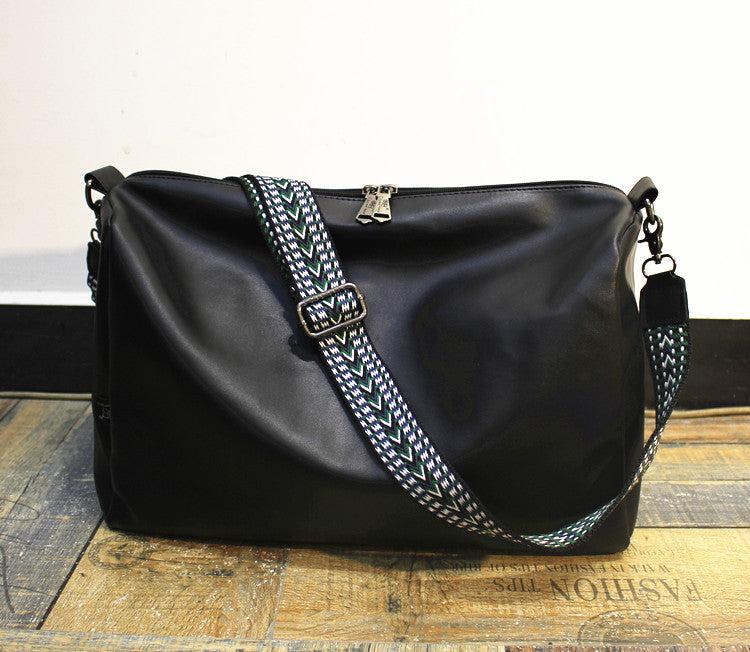 Large Soft Leather Travel Bag