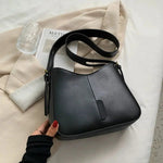 Leather Adjustable Strap Bucket Bag