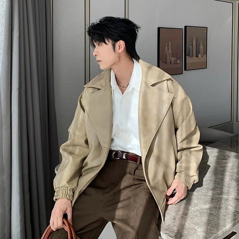 Leather Bomber Jacket