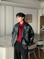 Leather Bomber Jacket