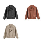 Leather Bomber Jacket