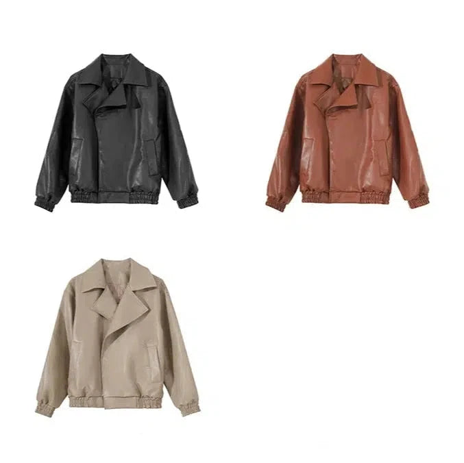 Leather Bomber Jacket