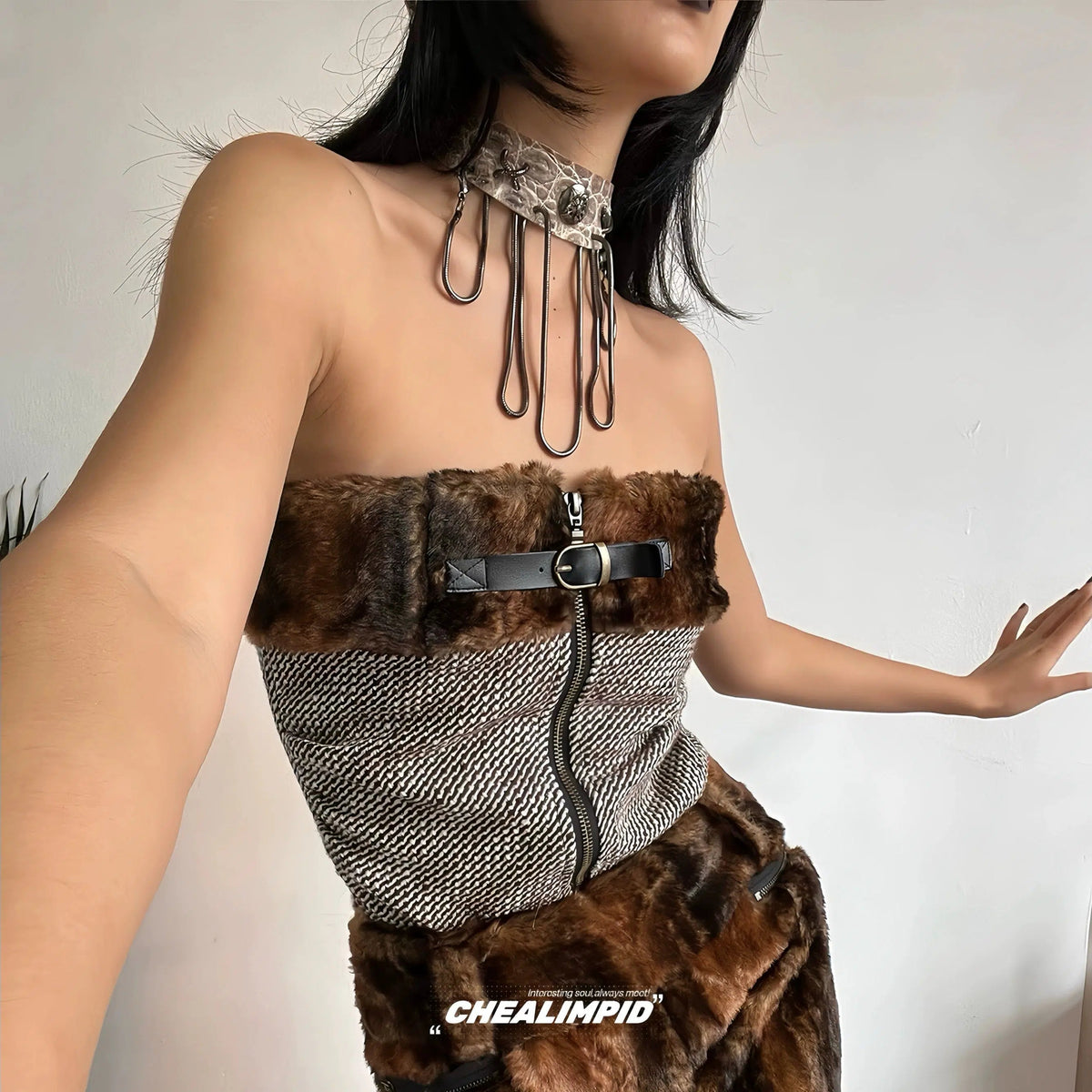 Leather Chain Necklace