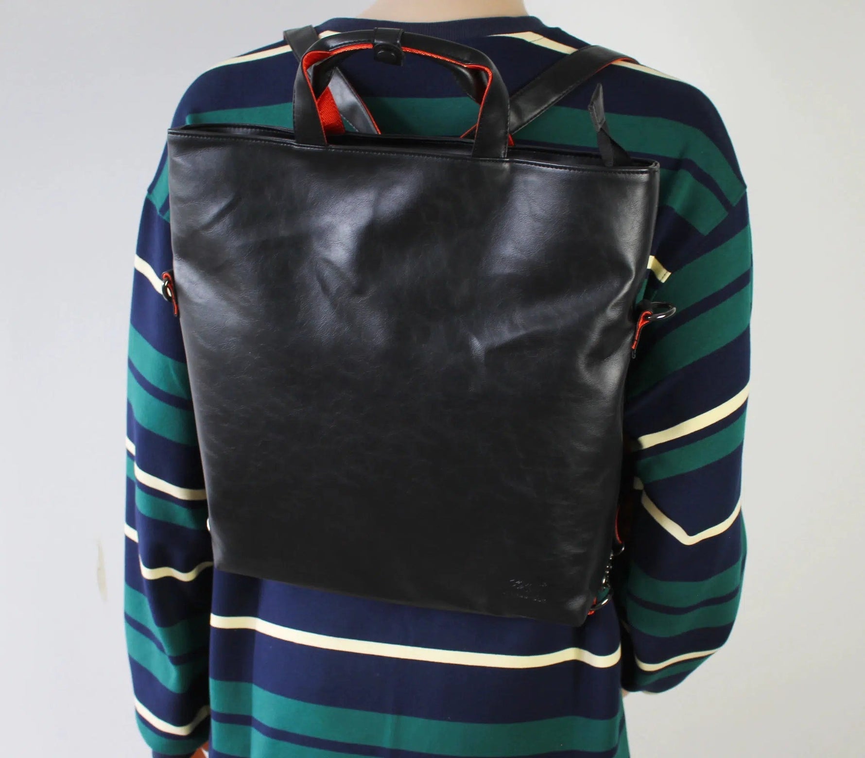 Leather Crossbody Backpack