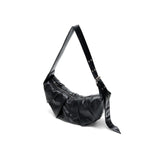 Leather Dumpling Crossbody Bag