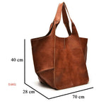 Leather Shopping Bag