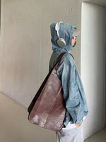 Leather Shopping Bag