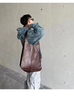 Leather Shopping Bag