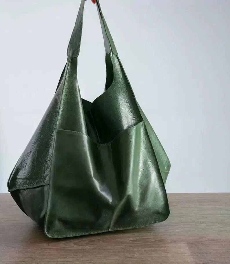 Leather Shopping Bag