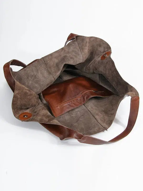 Leather Shopping Bag