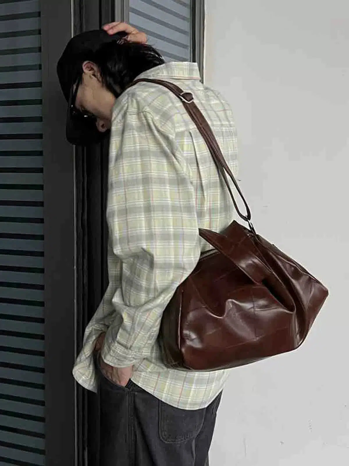 Leather Shoulder Bag