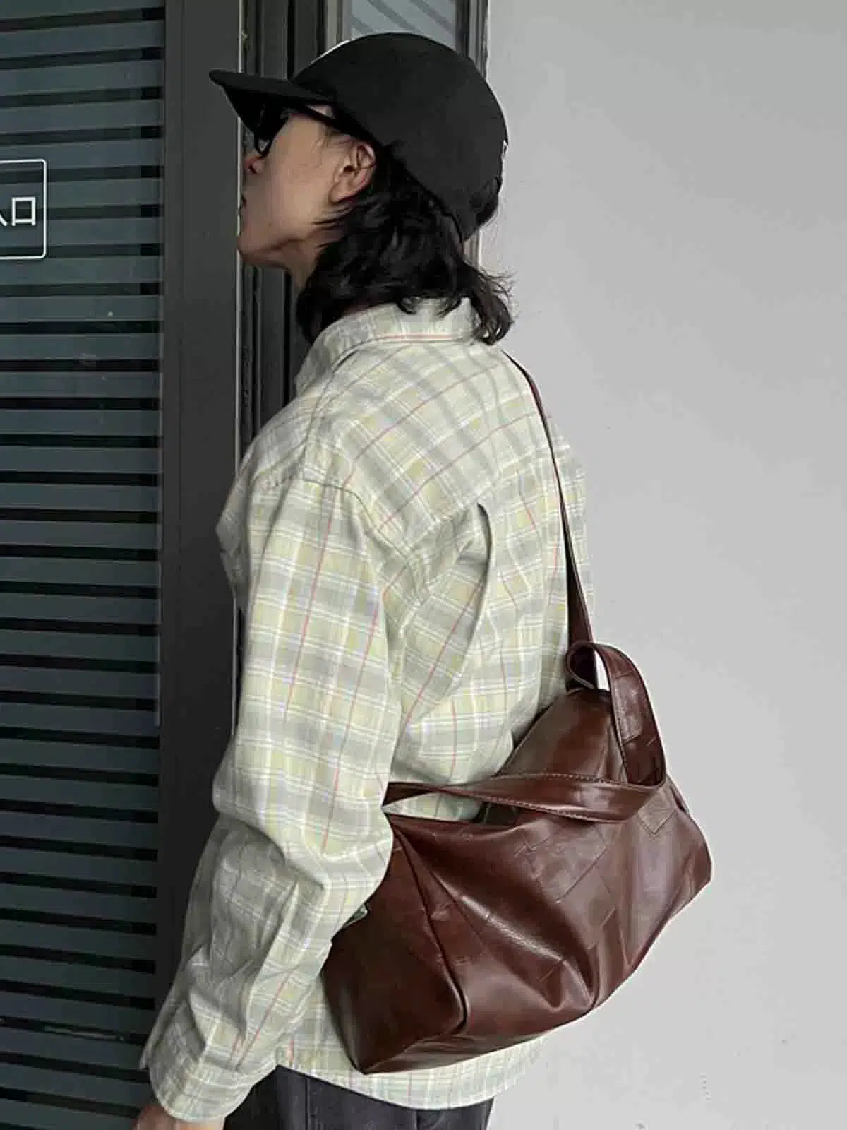 Leather Shoulder Bag