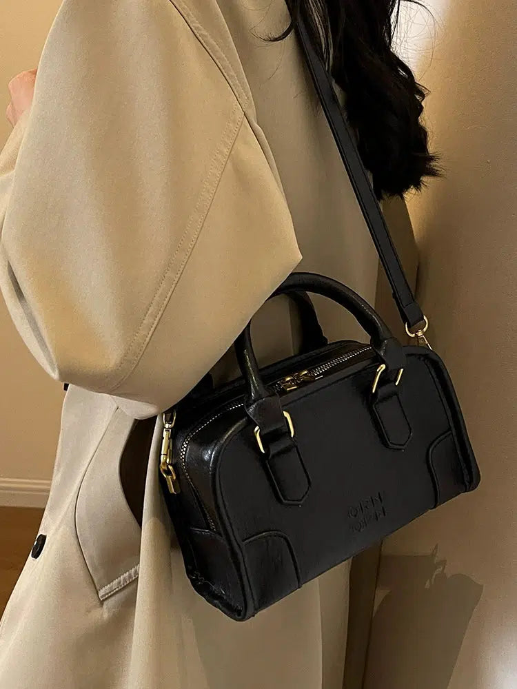 Leather Shoulder Strap Handbag