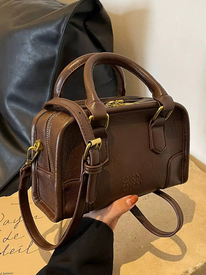 Leather Shoulder Strap Handbag