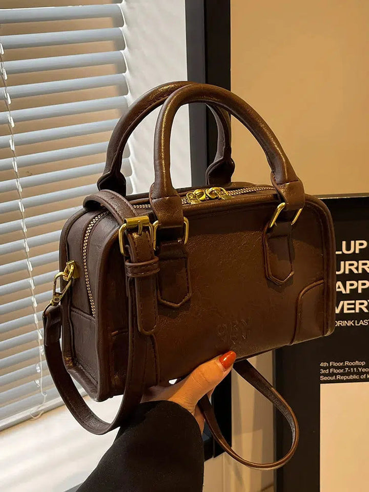 Leather Shoulder Strap Handbag
