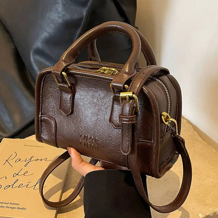 Leather Shoulder Strap Handbag