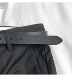Leather Thin Belt.