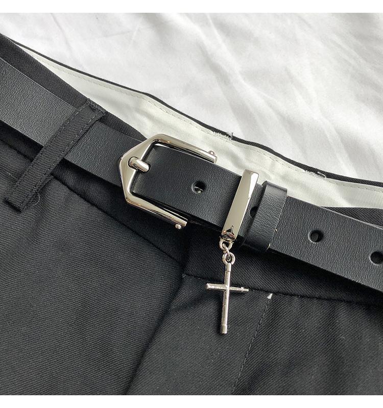 Leather Thin Belt.