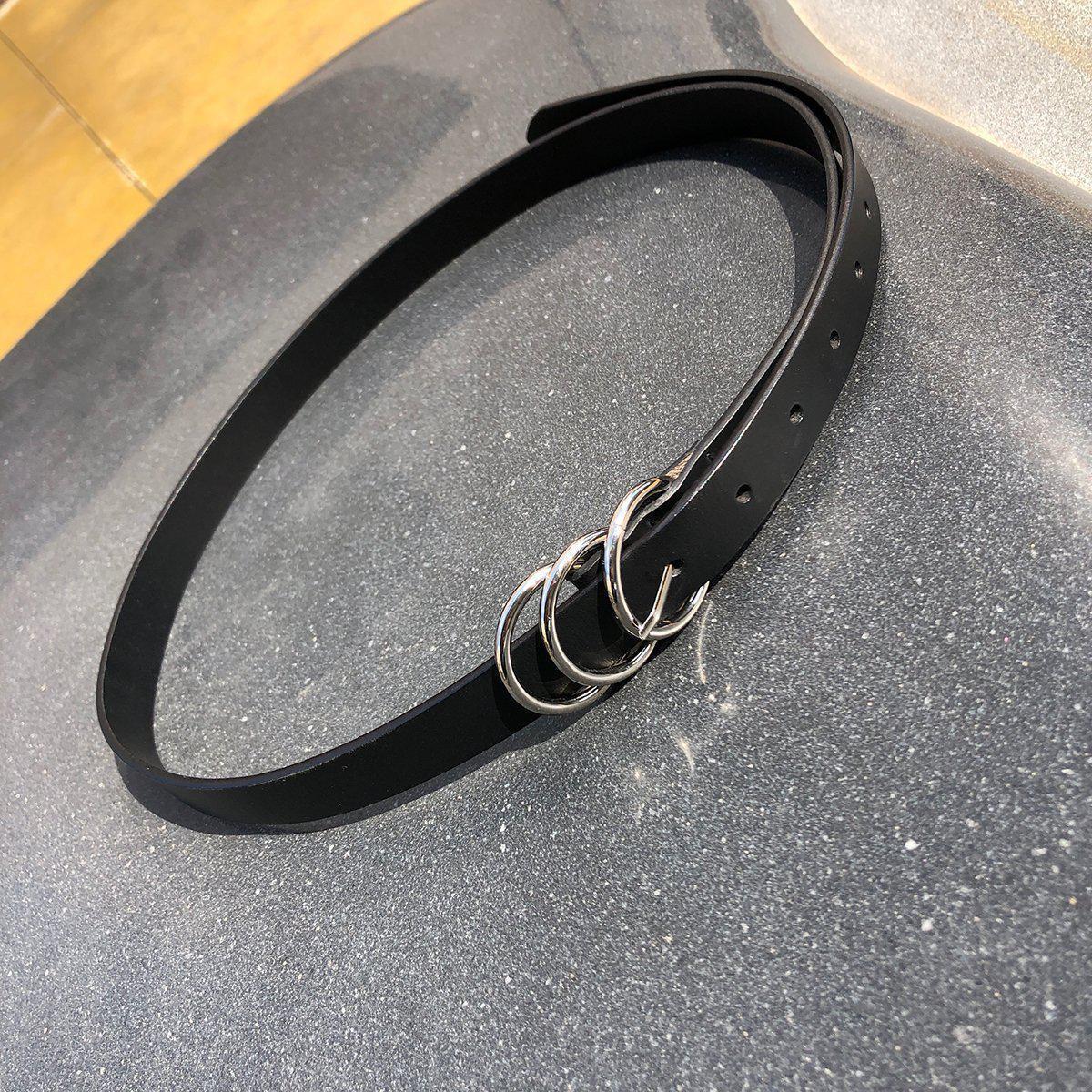 Leather Thin Belt.