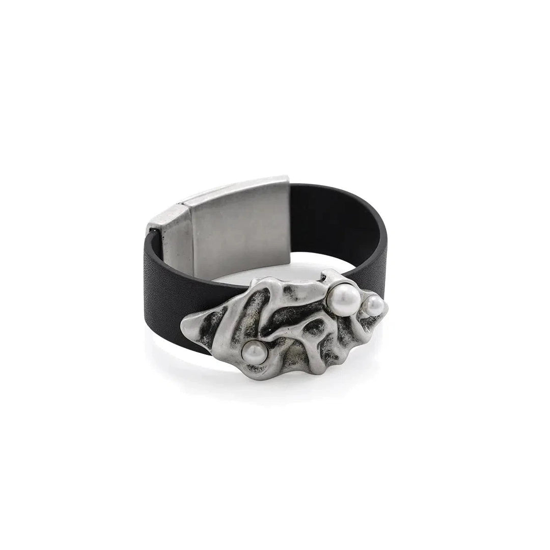 Leather Wide Bracelet