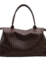 Leather Woven Large Capacity Tote Bag