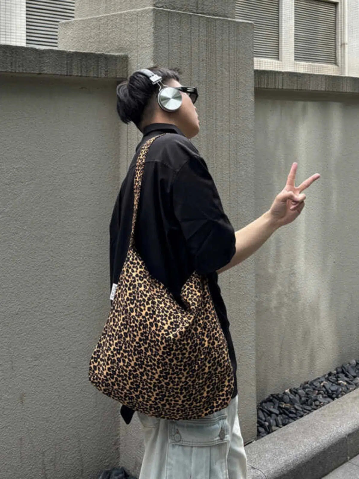 Leopard Print Fashion Canvas Bag