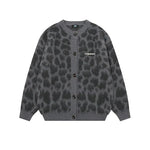 Leopard Print Knit Cardigan