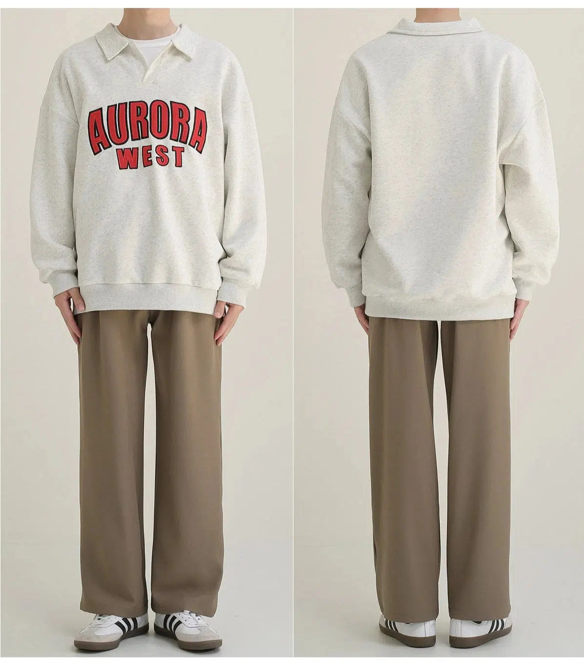 Letter Embroidry Sweatshirt