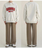 Letter Embroidry Sweatshirt