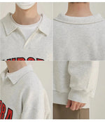 Letter Embroidry Sweatshirt