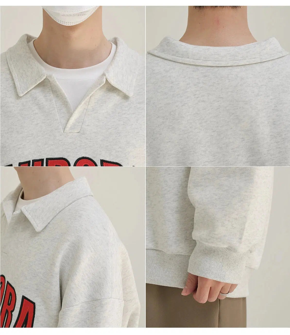 Letter Embroidry Sweatshirt