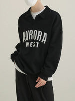 Letter Embroidry Sweatshirt