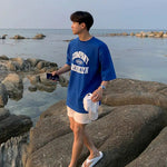 Letter Foaming Printing T-shirt