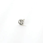 Letter H Stud Earrings