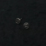 Letter H Stud Earrings