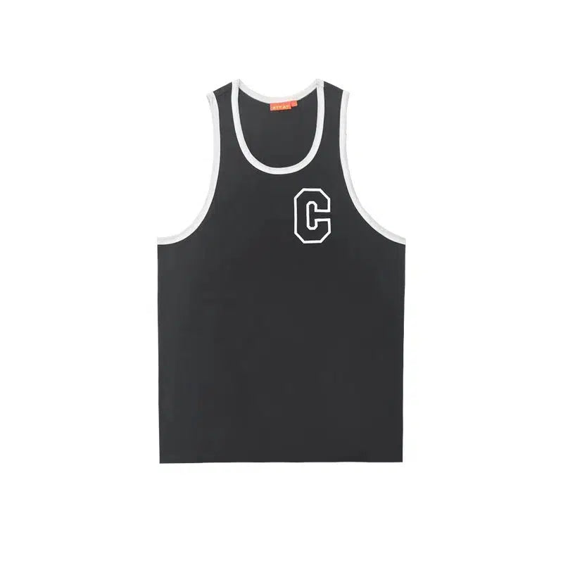 Letter Print Athletic Vest