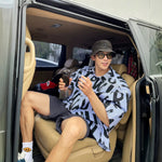 Letter Print Short Sleeve Shirt