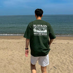 Letter Printed Short Sleeve T-shirt