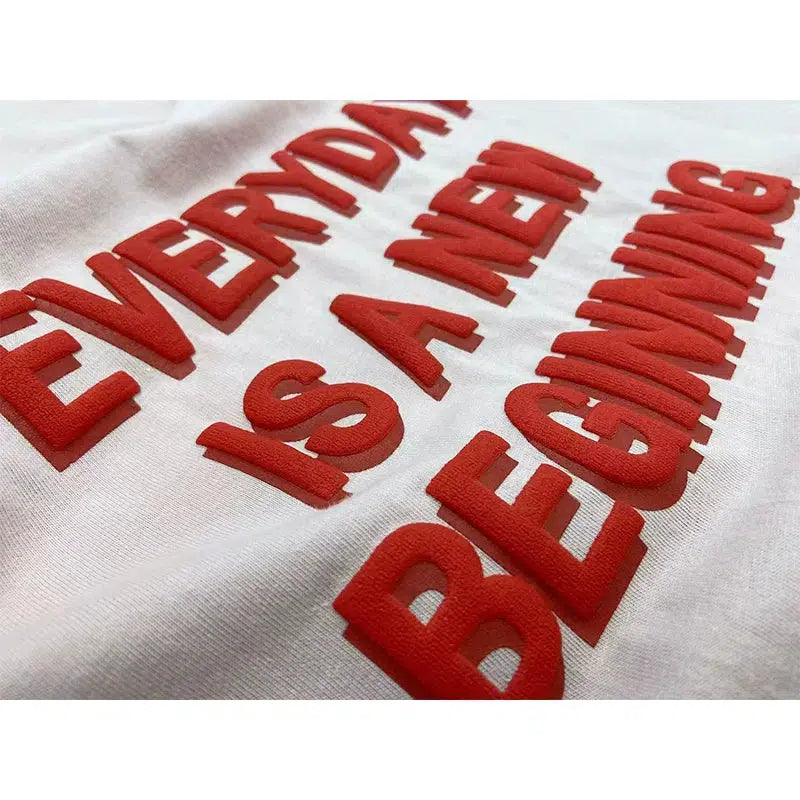 Lettering Print Gym Vest