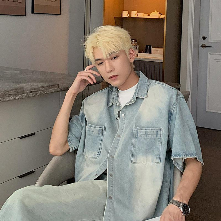 Light Blue Denim Suit