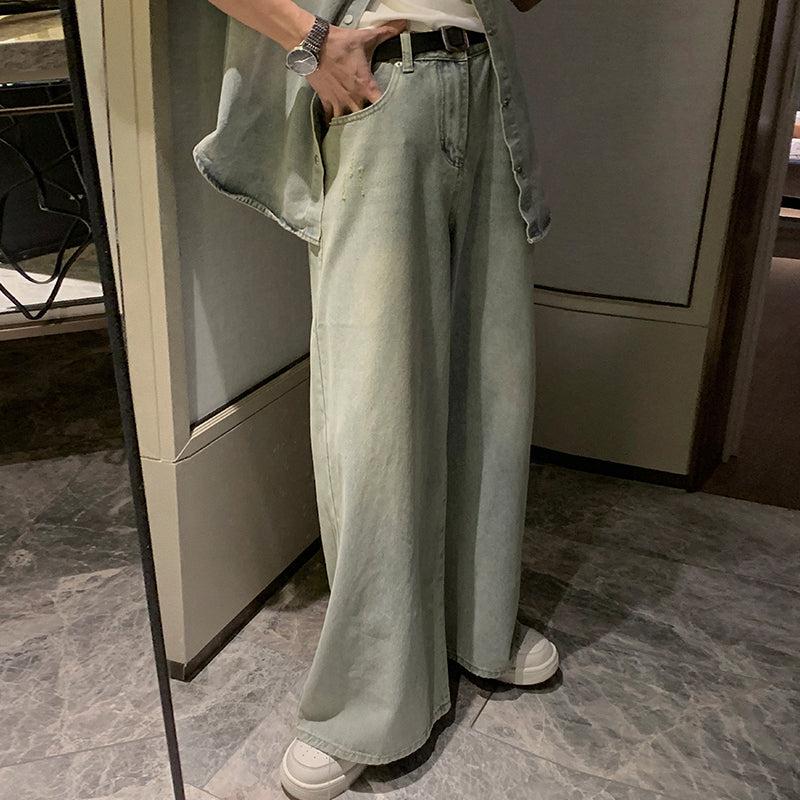 Light Blue Denim Suit